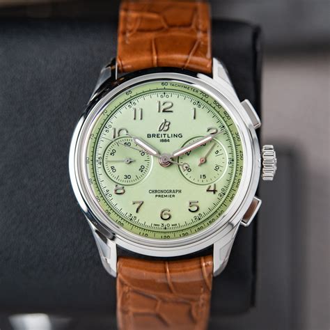 breitling b09 pistachio review|Breitling watches pistachio.